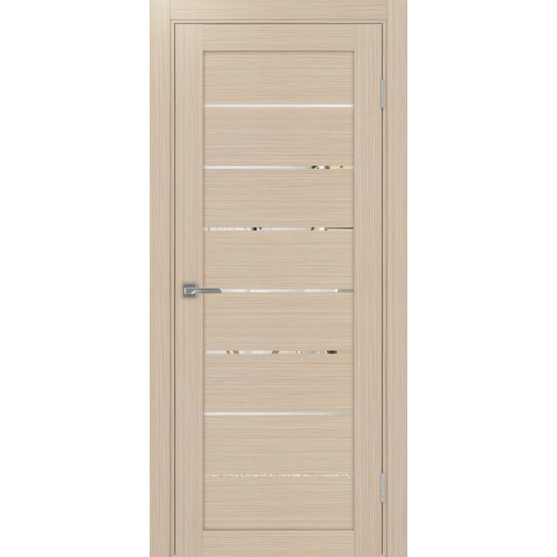 Межкомнатная дверь Турин 508.12, цвет дуб беленый FL, заполнение Зеркало, размер 200*80 см.