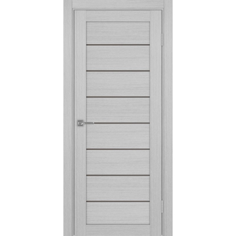 Межкомнатная дверь Турин 508.12, цвет Дуб Серый FL стекло Бронза матовое, размер 80*200 см.