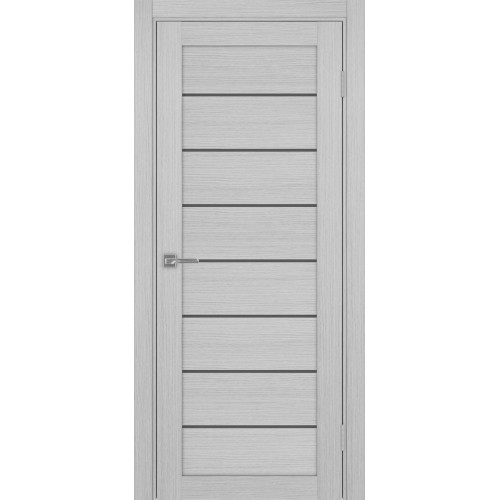 Турин 508.12, цвет Дуб Серый FL стекло Графит матовое, размер 80*200 см.