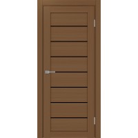 Турин 508.12, цвет Орех NL стекло LACчерный, размер 80*200 см.