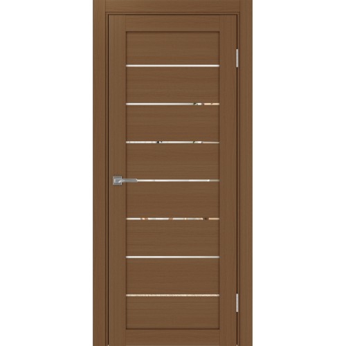 Турин 508.12, цвет Орех NL стекло Зеркало, размер 80*200 см.