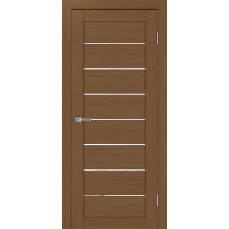 Межкомнатная дверь Турин 508.12, цвет Орех NL Прозрачное, размер 80*200 см.