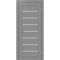 Турин 508.12, цвет Серый стекло LACбелый, размер 80*200 см.