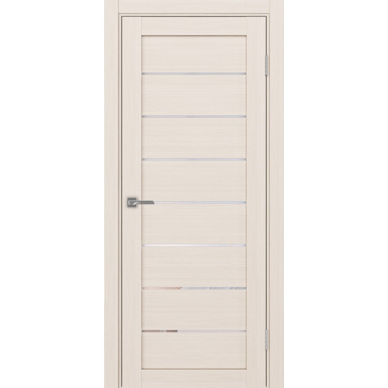 Межкомнатная дверь Турин 508.12, цвет Ясень перламутровый Прозрачное, размер 80*200 см.