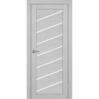 Турин 508У.112, цвет Дуб Серый FL стекло LACбелый, размер 80*200 см.