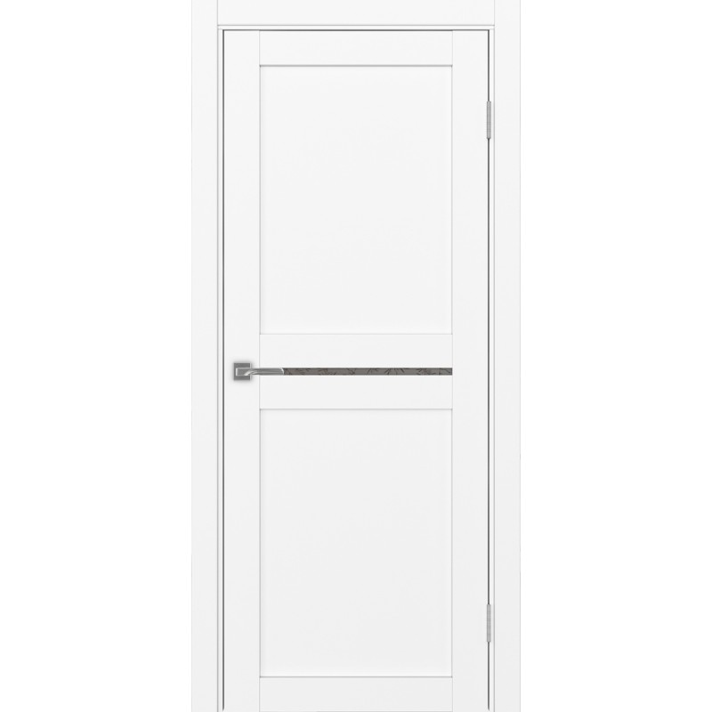 Межкомнатная дверь Турин 520.121, цвет белый снежный, заполнение Дали бронзовое, размер 200*80 см.