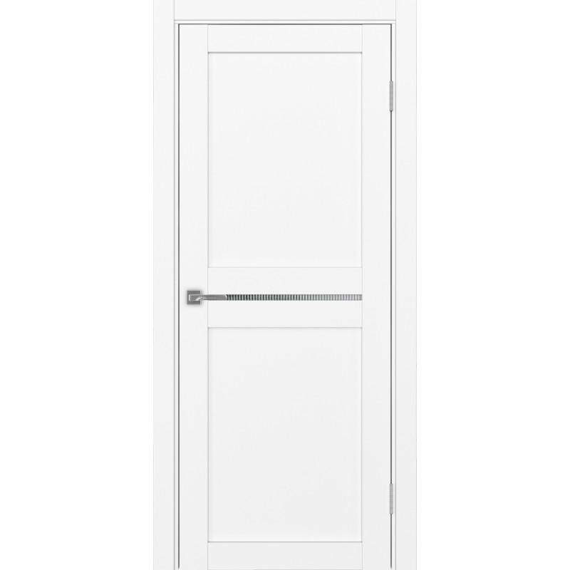 Межкомнатная дверь Турин 520.121, цвет белый снежный, заполнение Мору, размер 200*80 см.