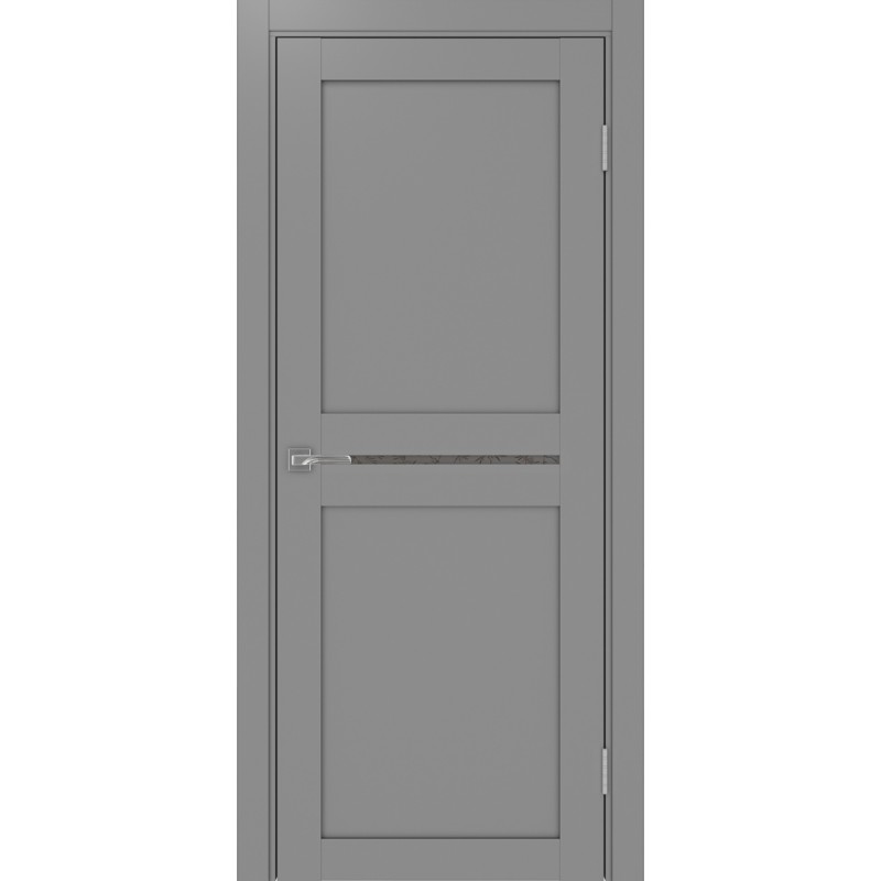 Межкомнатная дверь Турин 520.121, цвет серый, заполнение Дали бронзовое, размер 200*80 см.