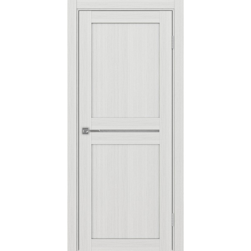 Межкомнатная дверь Турин 520.121, цвет ясень серебристый, заполнение Дали бесцветное, размер 200*80 см.