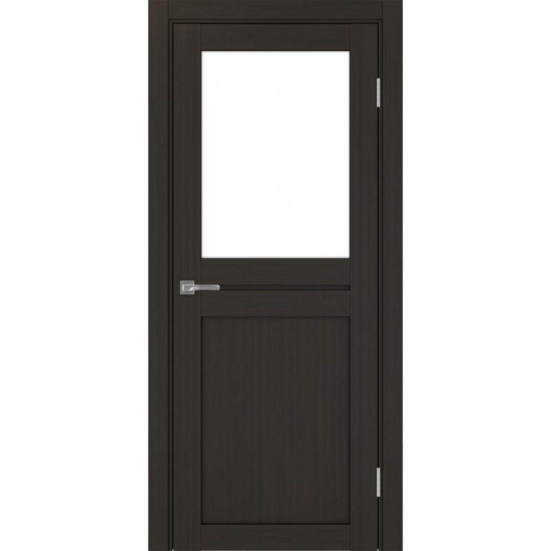 Межкомнатная дверь Турин 520.211, цвет венге FL, заполнение LACбелый, размер 200*80 см.