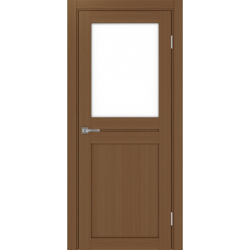 Межкомнатная дверь Турин 520.211, цвет орех NL, заполнение LACбелый, размер 200*80 см.