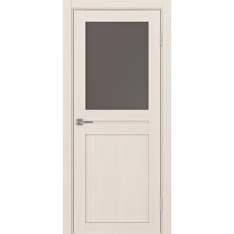 Межкомнатная дверь Турин 520.211, цвет ясень перламутровый, заполнение Бронза матовое, размер 200*80 см.