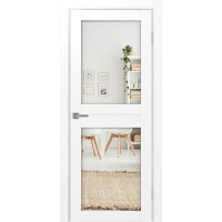 Турин 520.212, цвет белый снежный, заполнение Зеркало/Зеркало, размер 200*80 см.