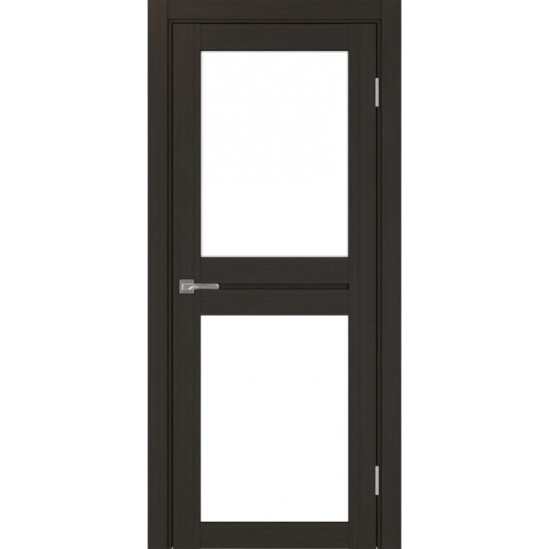 Межкомнатная дверь Турин 520.212, цвет венге FL, заполнение LACбелый, размер 200*80 см.