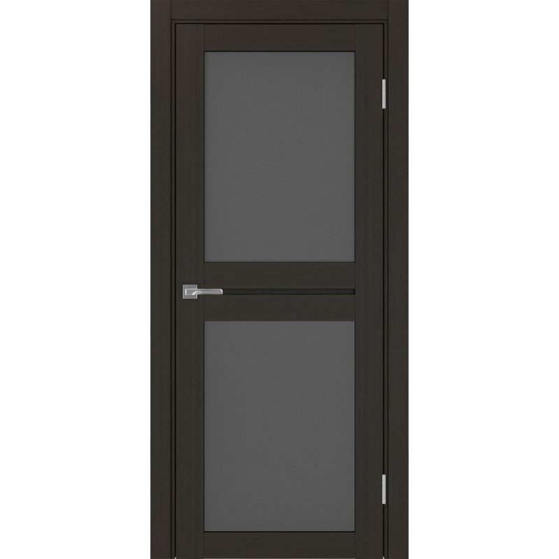 Межкомнатная дверь Турин 520.212, цвет венге FL, заполнение Графит матовое, размер 200*80 см.