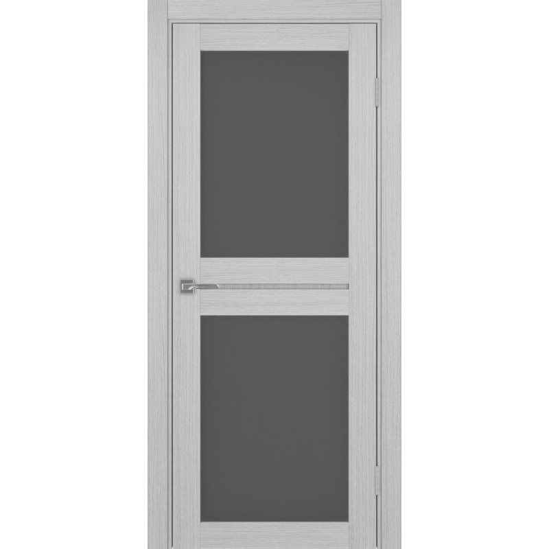 Межкомнатная дверь Турин 520.212, цвет дуб серый FL, заполнение Графит матовое, размер 200*80 см.