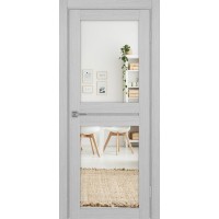 Турин 520.212, цвет дуб серый FL, заполнение Зеркало/Зеркало, размер 200*80 см.