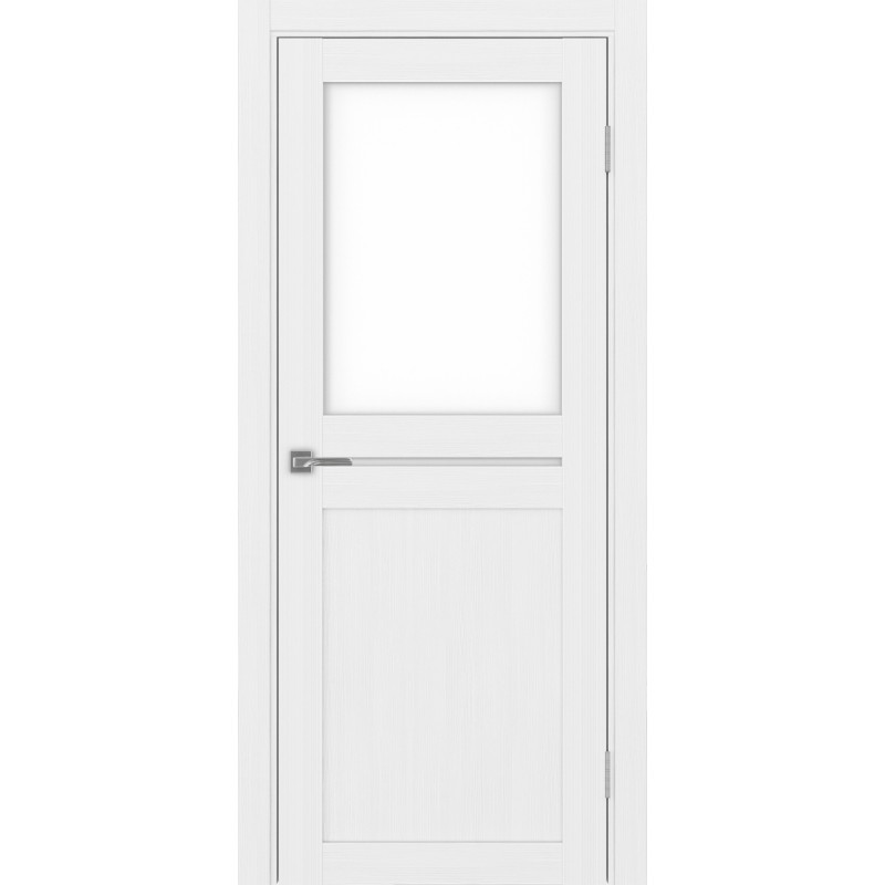 Межкомнатная дверь Турин 520.221, цвет белый лёд, заполнение LACбелый, размер 200*80 см.