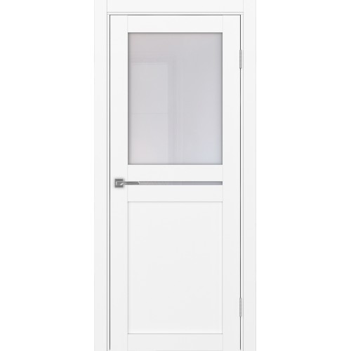 Турин 520.221, цвет Белый снежный стекло Прозрачное, размер 80*200 см.