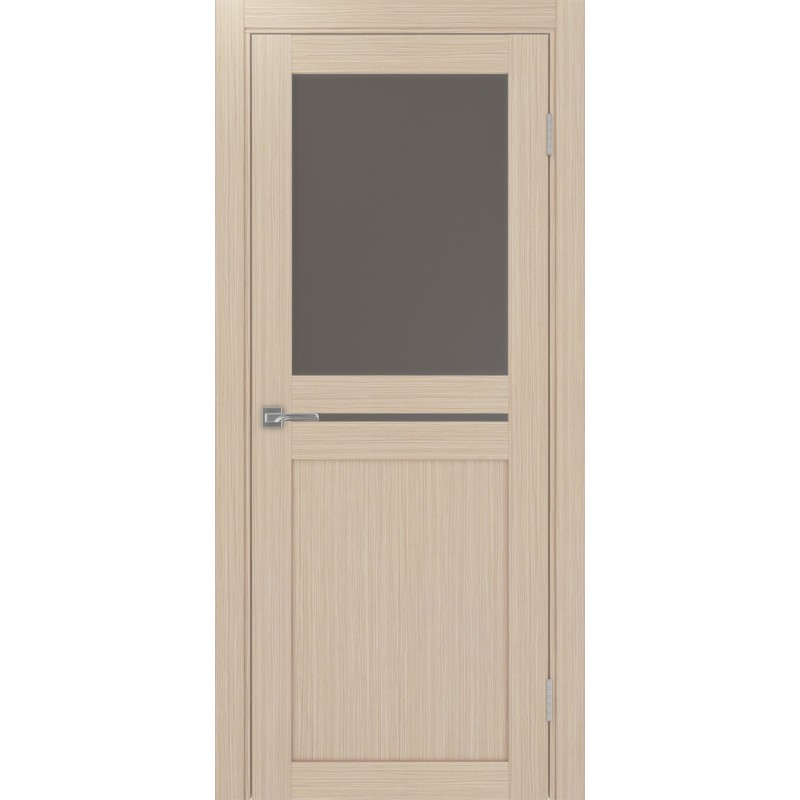 Межкомнатная дверь Турин 520.221, цвет дуб беленый FL, заполнение Бронза матовое, размер 200*80 см.