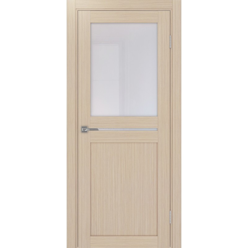 Межкомнатная дверь Турин 520.221, цвет Дуб беленый FL стекло Прозрачное, размер 80*200 см.
