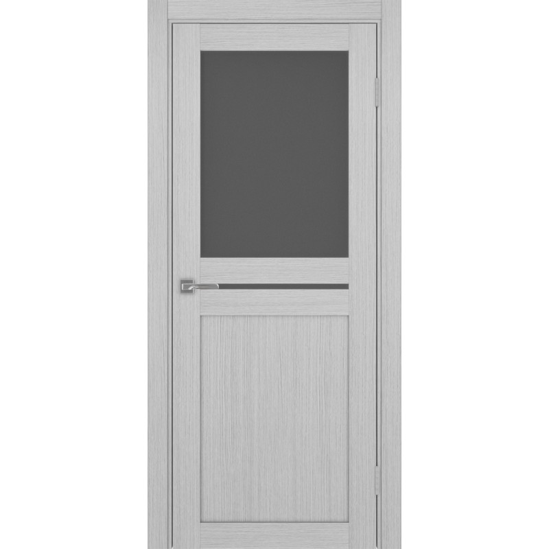 Межкомнатная дверь Турин 520.221, цвет дуб серый FL, заполнение Графит матовое, размер 200*80 см.