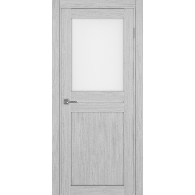 Межкомнатная дверь Турин 520.221, цвет Дуб Серый FL стекло Мателюкс, размер 80*200 см.