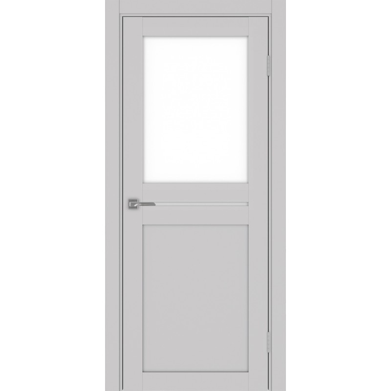Межкомнатная дверь Турин 520.221, цвет пепельный, заполнение LACбелый, размер 200*80 см.