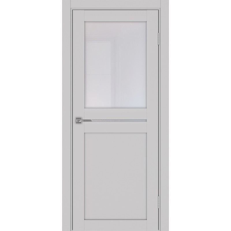 Межкомнатная дверь Турин 520.221, цвет пепельный, заполнение Прозрачное, размер 200*80 см.