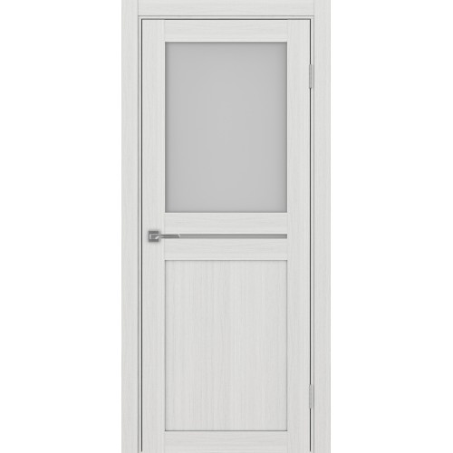 Турин 520.221, цвет Ясень серебристый стекло Мателюкс, размер 80*200 см.