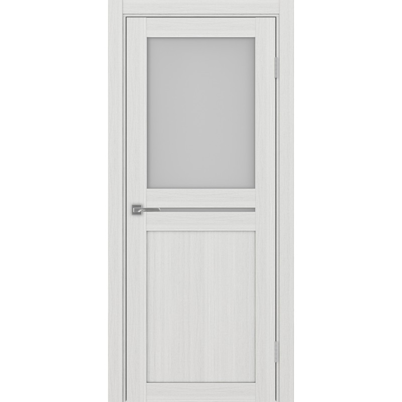 Межкомнатная дверь Турин 520.221, цвет ясень серебристый, заполнение Мателюкс, размер 200*80 см.