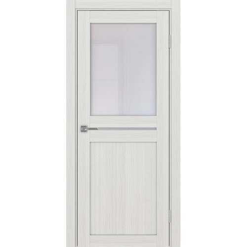 Турин 520.221, цвет Ясень серебристый стекло Прозрачное, размер 80*200 см.