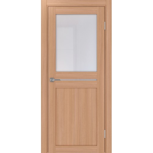 Турин_520.221, цвет Ясень тёмный стекло Прозрачное, размер 80*200 см.