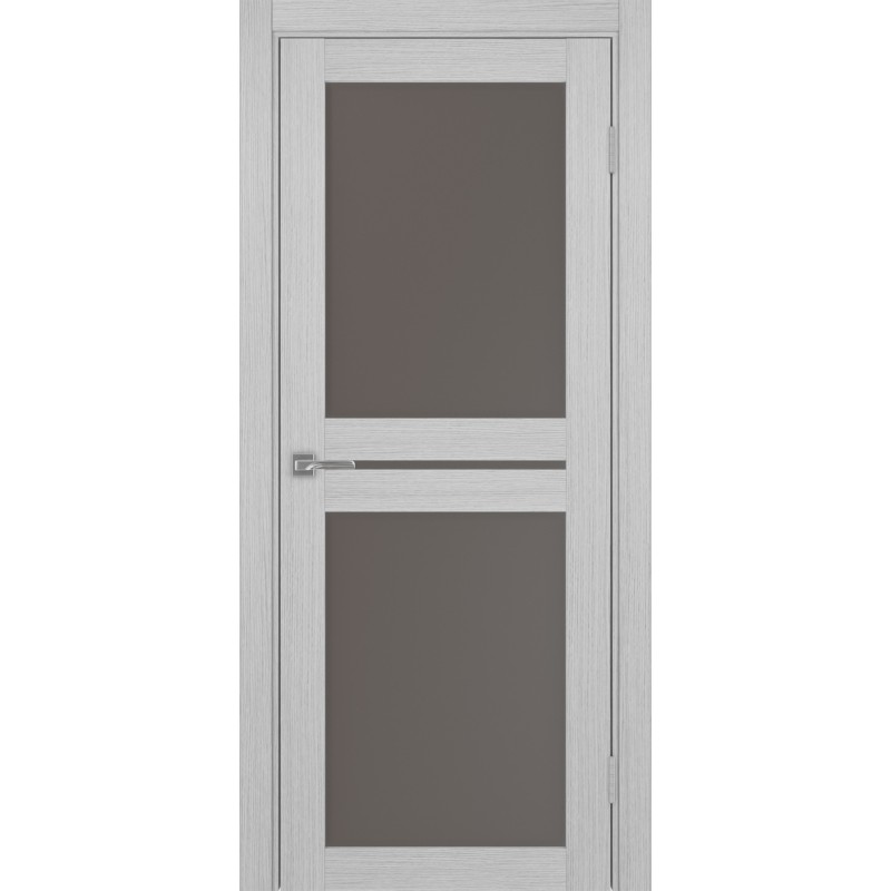 Межкомнатная дверь Турин 520.222, цвет дуб серый FL, заполнение Бронза матовое, размер 200*80 см.
