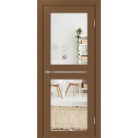 Турин 520.222, цвет орех NL, заполнение Зеркало/Зеркало, размер 200*80 см.