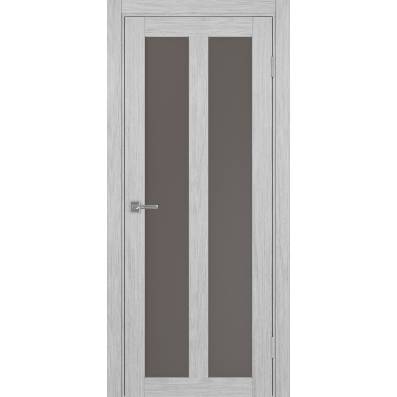 Межкомнатная дверь Турин 521.22, цвет дуб серый FL, заполнение Бронза матовое, размер 200*80 см.