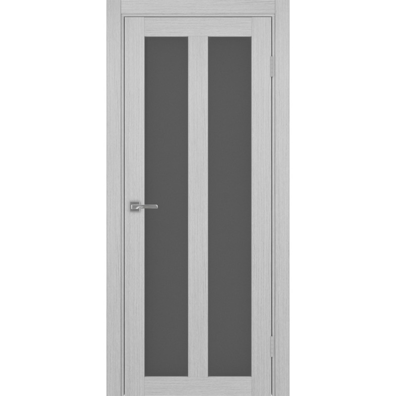 Межкомнатная дверь Турин 521.22, цвет дуб серый FL, заполнение Графит матовое, размер 200*80 см.