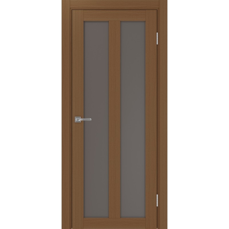 Межкомнатная дверь Турин 521.22, цвет орех NL, заполнение Бронза матовое, размер 200*80 см.