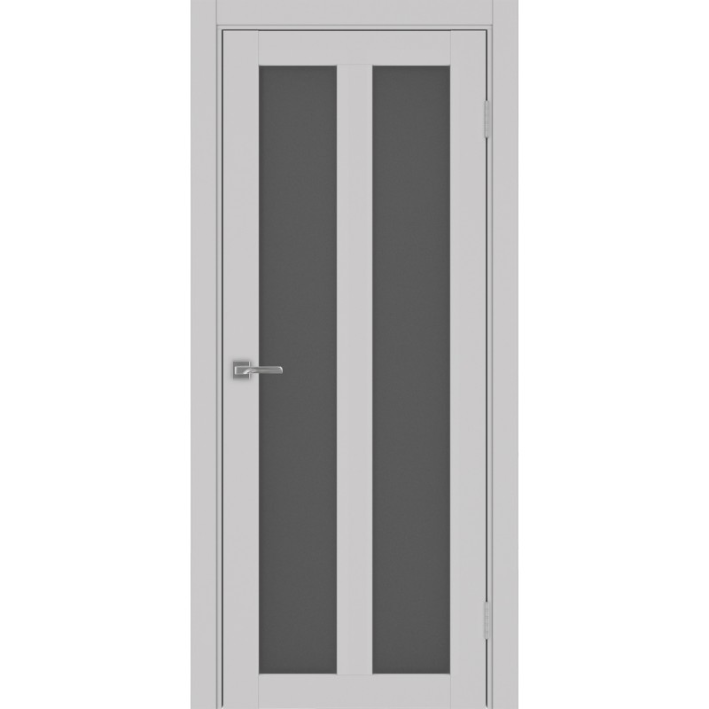 Межкомнатная дверь Турин 521.22, цвет пепельный, заполнение Графит матовое, размер 200*80 см.