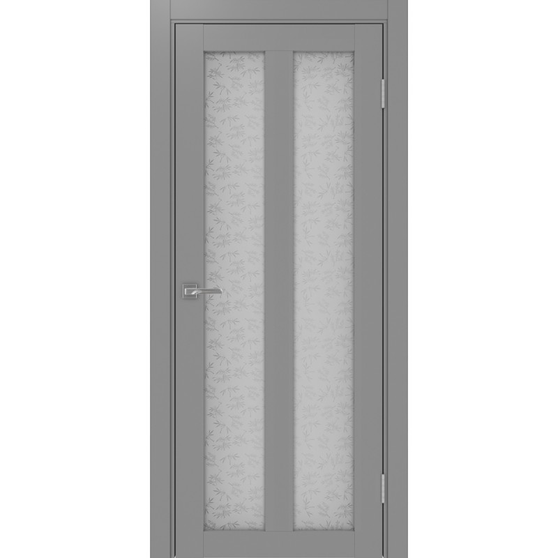 Межкомнатная дверь Турин 521.22, цвет серый, заполнение Дали бесцветное, размер 200*90 см.