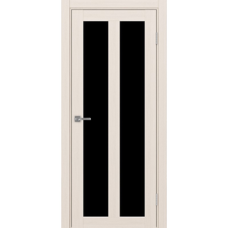 Межкомнатная дверь Турин 521.22, цвет ясень перламутровый, заполнение LACчерный, размер 200*80 см.