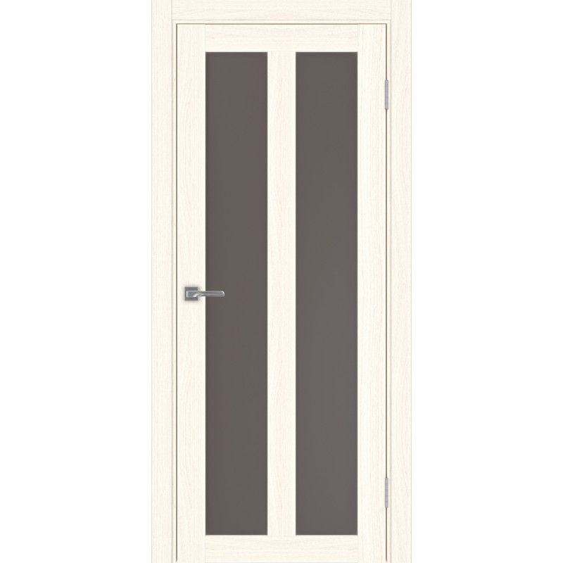 Межкомнатная дверь Турин 521.22, цвет ясень светлый, заполнение Бронза матовое, размер 200*80 см.