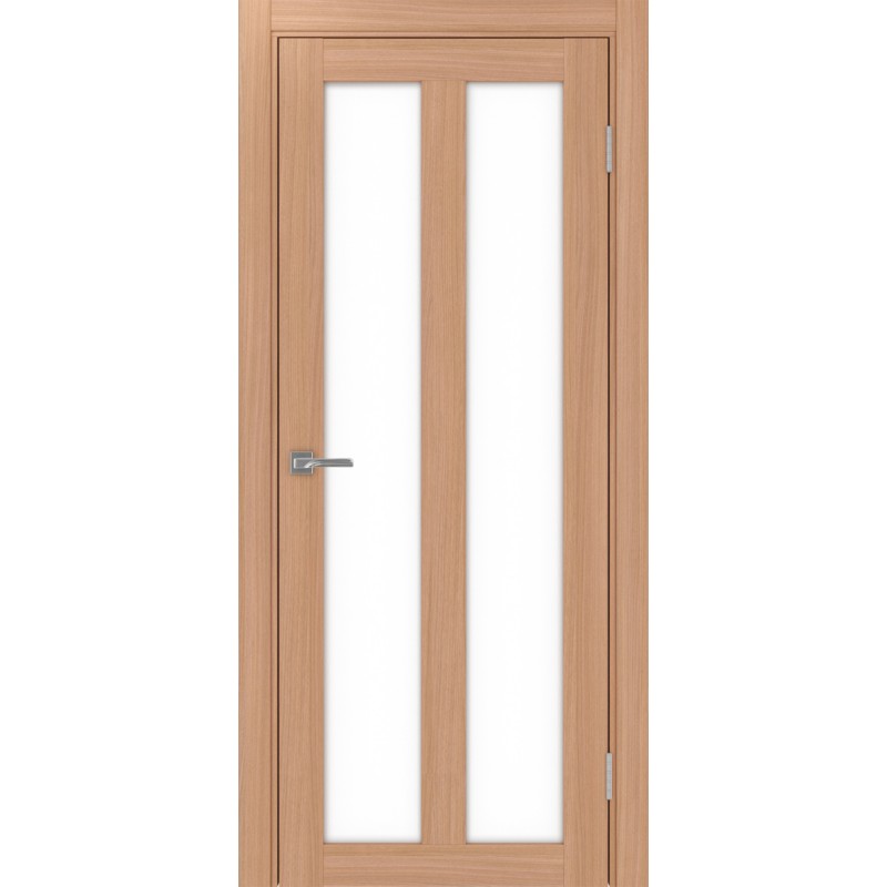 Межкомнатная дверь Турин 521.22, цвет ясень тёмный, заполнение LACбелый, размер 200*80 см.