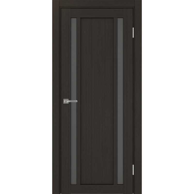 Межкомнатная дверь Турин 522.212, цвет венге FL, заполнение Графит матовое, размер 200*80 см.