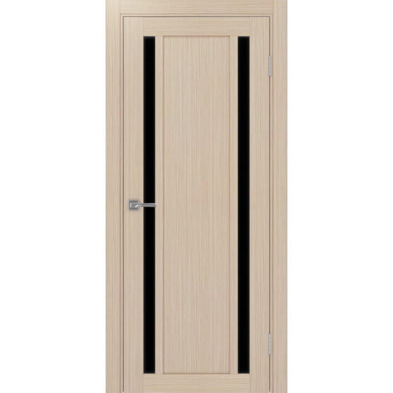 Межкомнатная дверь Турин 522.212, цвет дуб беленый FL, заполнение LACчерный, размер 200*80 см.