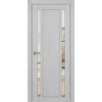 Турин 522.212, цвет дуб серый FL, заполнение Зеркало/Зеркало, размер 200*80 см.