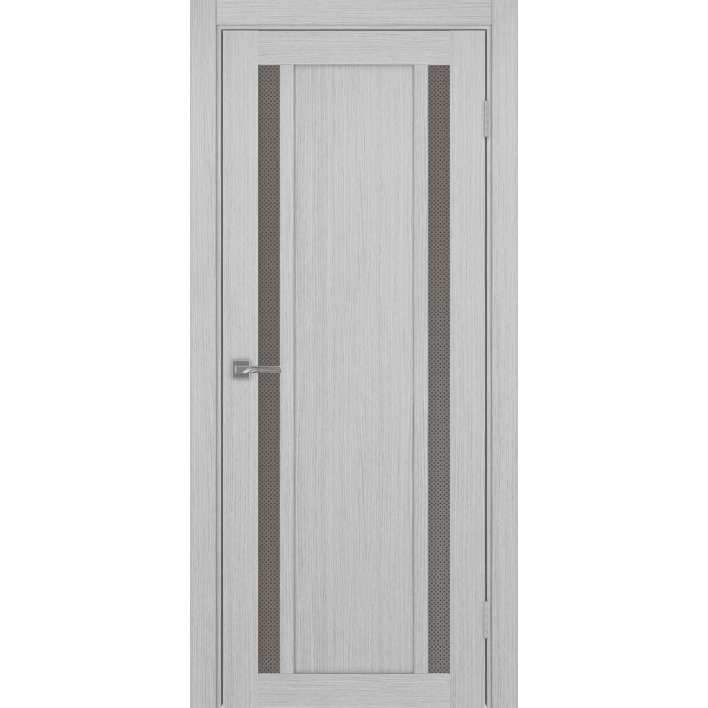 Межкомнатная дверь Турин 522.212, цвет дуб серый FL, заполнение Пунта бронзовое, размер 200*80 см.