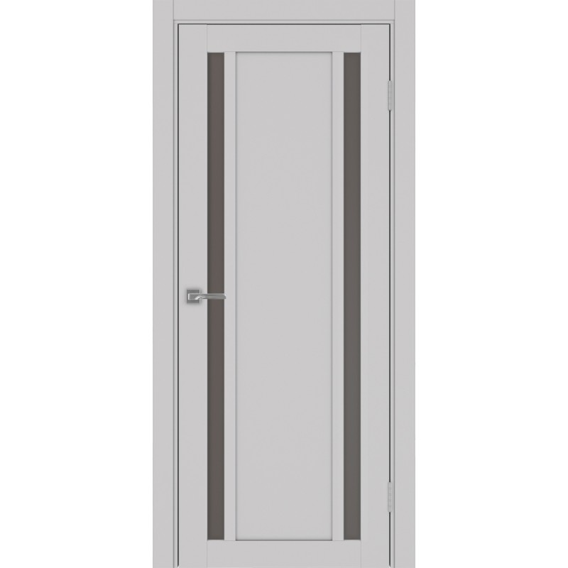 Межкомнатная дверь Турин 522.212, цвет пепельный, заполнение Бронза матовое, размер 200*80 см.