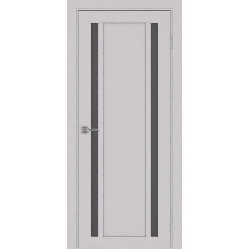 Межкомнатная дверь Турин 522.212, цвет пепельный, заполнение Графит матовое, размер 200*80 см.
