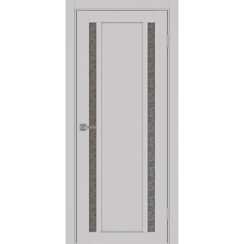 Межкомнатная дверь Турин 522.212, цвет пепельный, заполнение Дали бронзовое, размер 200*80 см.